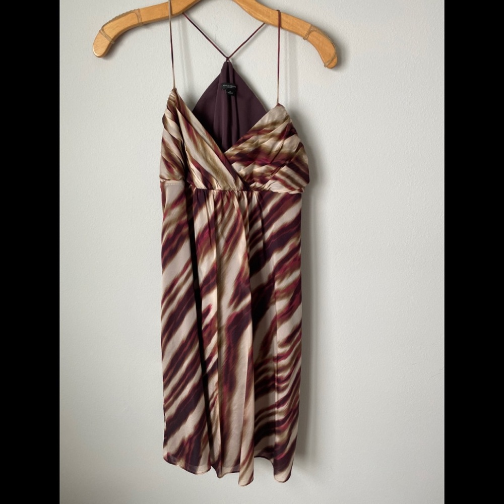 Silky Ann Taylor halter dress